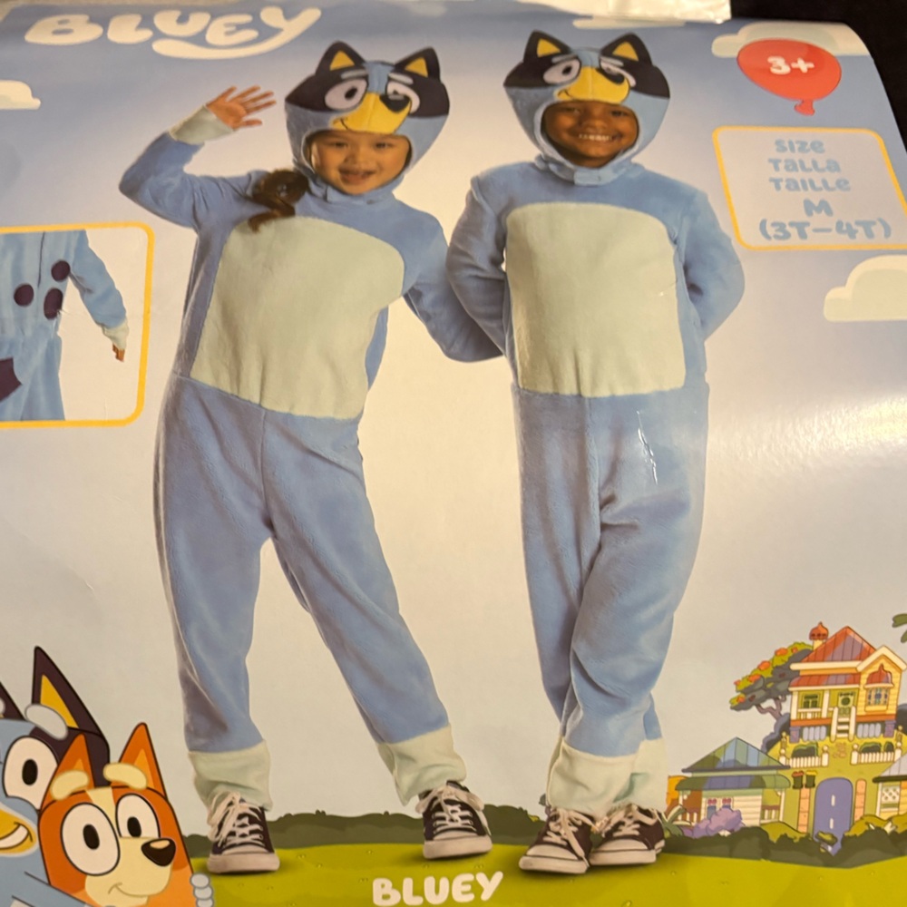 Bluey Toddler Costume 3-4T - Picture 4 of 5